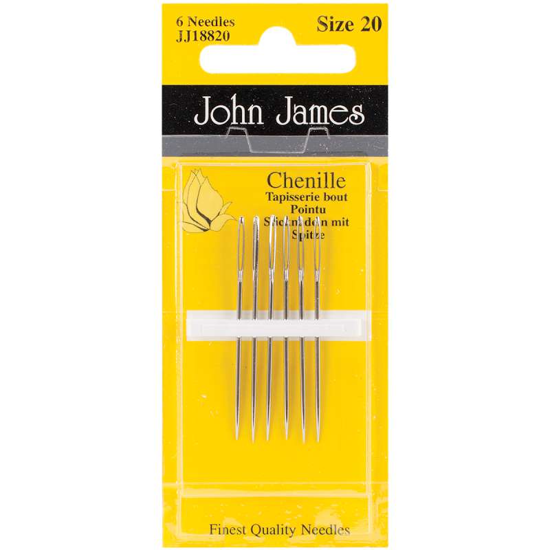 Chenille Hand Needles Size 20 6/Pkg