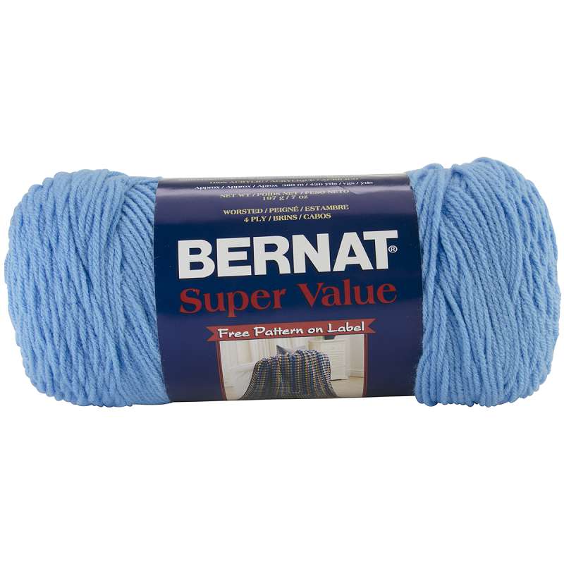 Super Value Solid Yarn Hot Blue