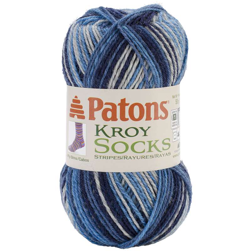 Kroy Socks Yarn Sing'n the Blues Stripes