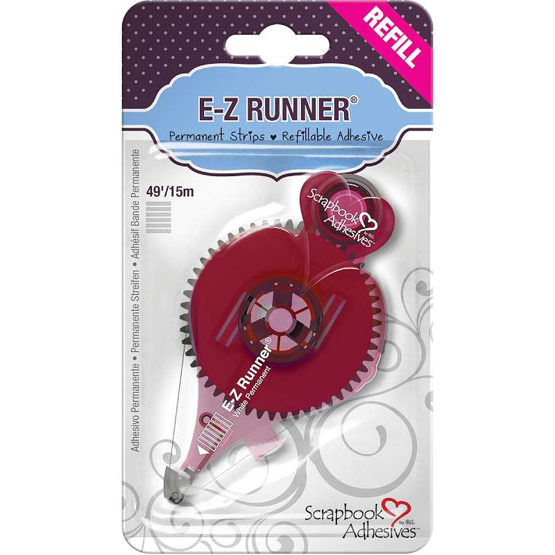 Scrapbook Adhesives E-Z Runner Refill Permanent, 49', Use For 12006