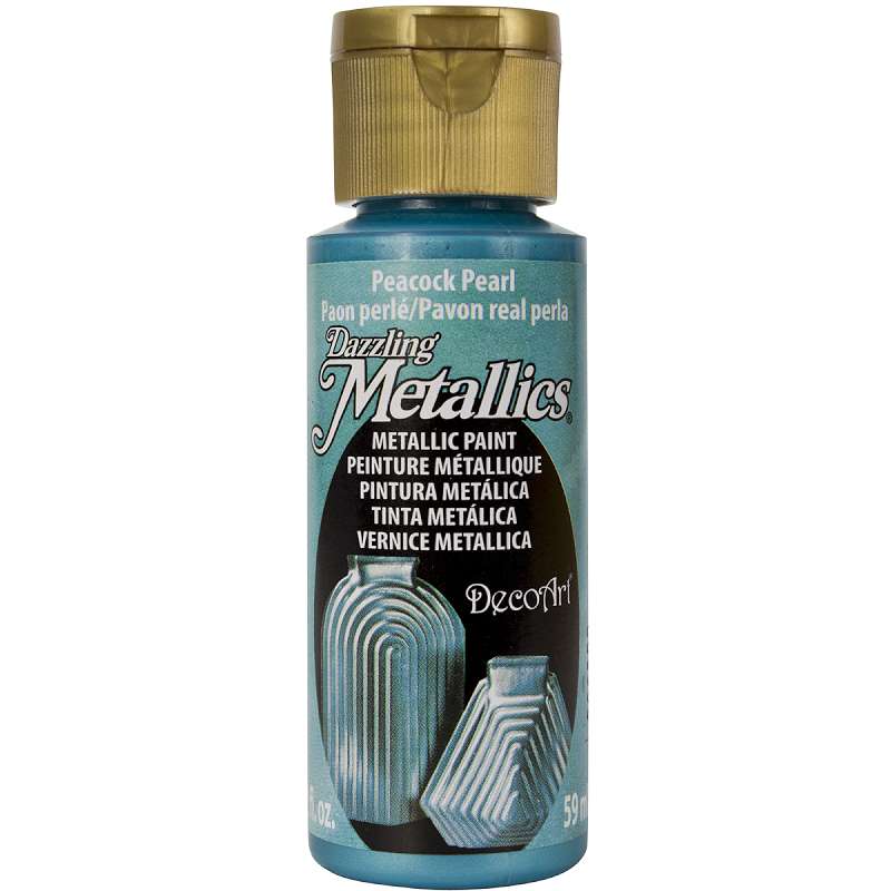 Dazzling Metallics Acrylic Paint 2oz Peacock Pearl