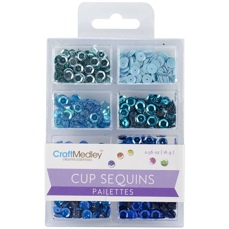 Cup Sequins 7mm .56oz Rhythm 'n Blues