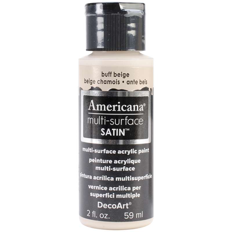 Americana Multi-Surface Satin Acrylic Paint 2oz Buff Beige