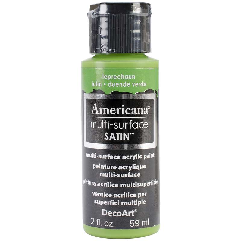 Americana Multi-Surface Satin Acrylic Paint 2oz Leprechaun