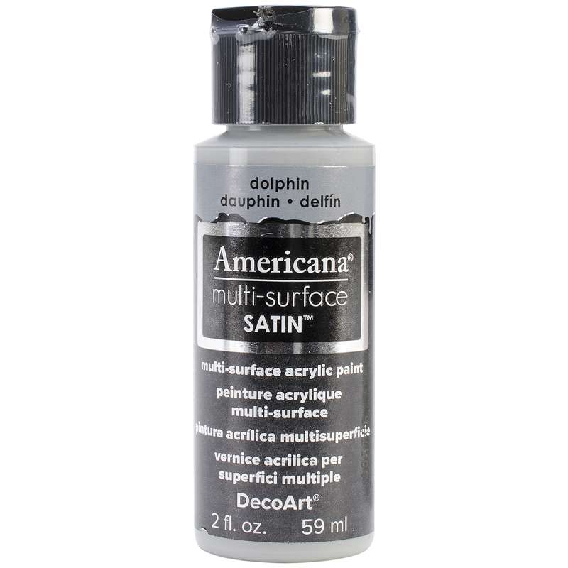 Americana Multi-Surface Satin Acrylic Paint 2oz Dolphin