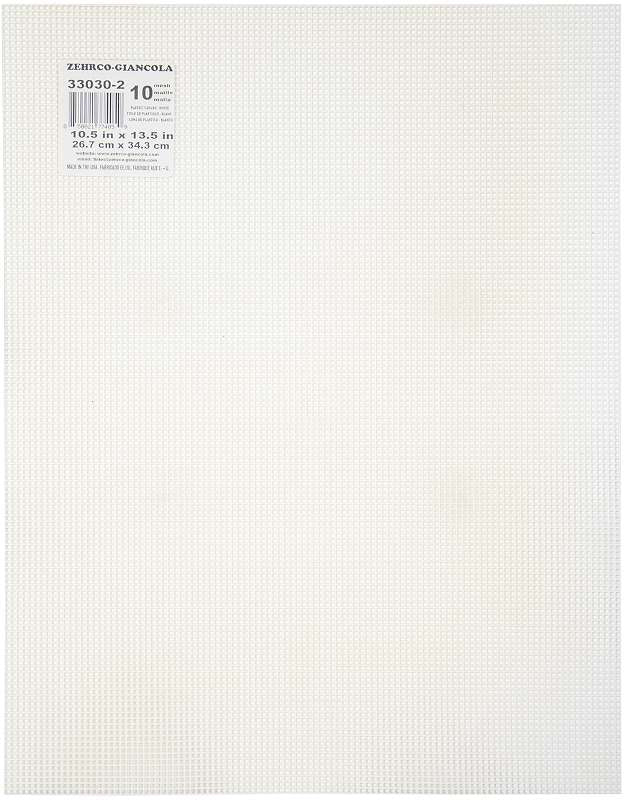 Plastic Canvas 10 Count 10.5"X13.5" White