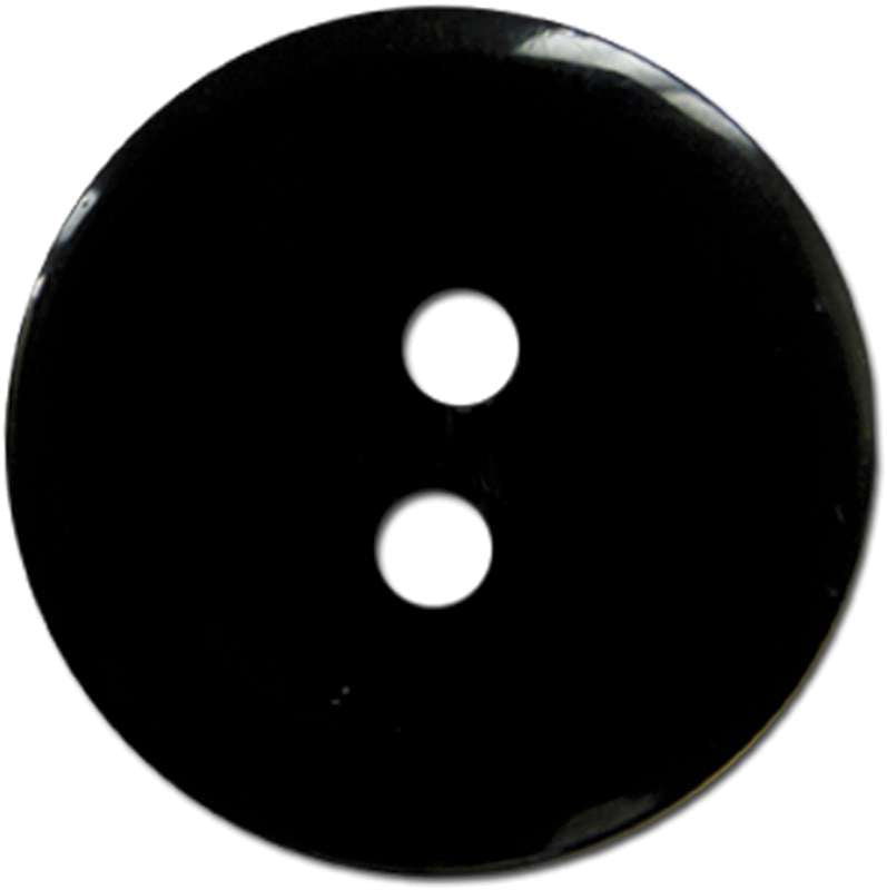 Slimline Buttons Series 1 Black 2-Hole 3/4" 5/Pkg