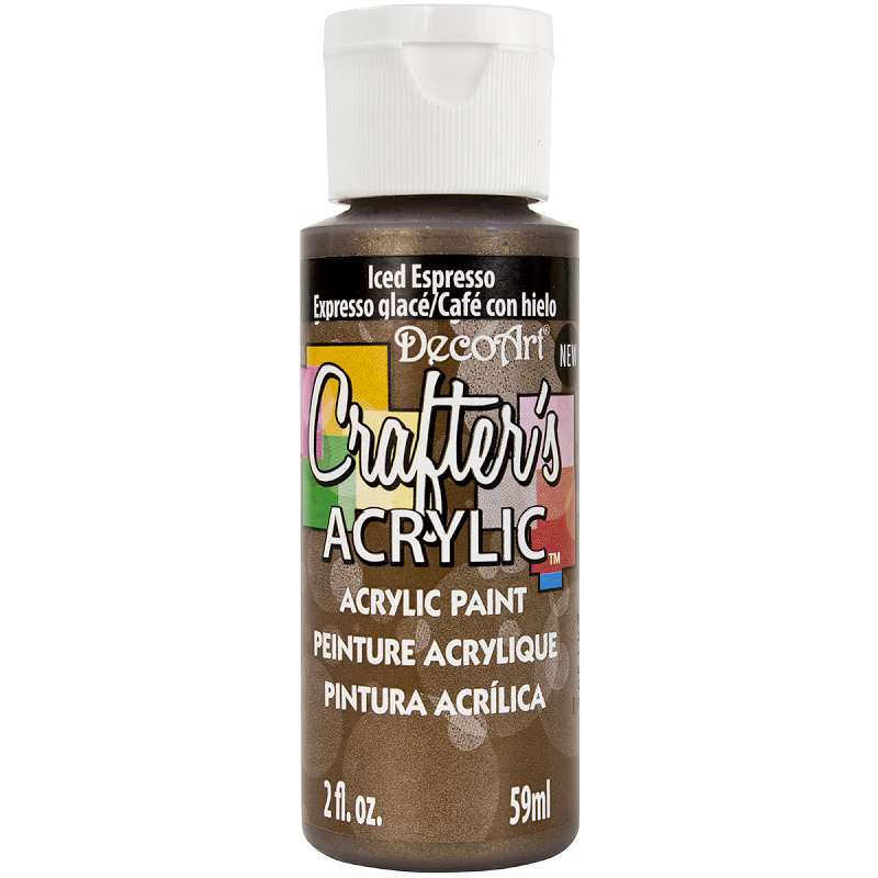 Crafter's Acrylic All-Purpose Paint 2oz Iced Espresso