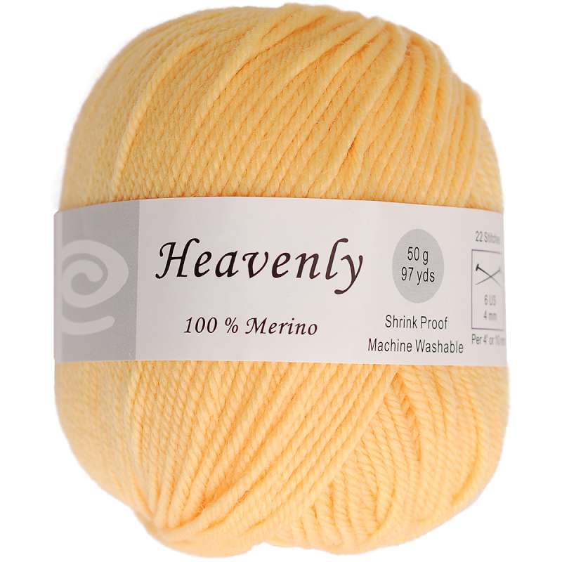 Heavenly Yarn  Lemon Yellow