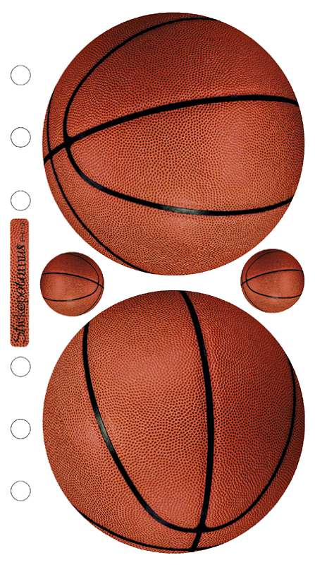 Sticko Stickers Basketballs