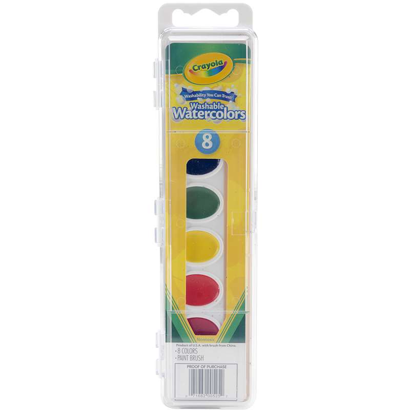Crayola Washable Watercolors 8 Colors