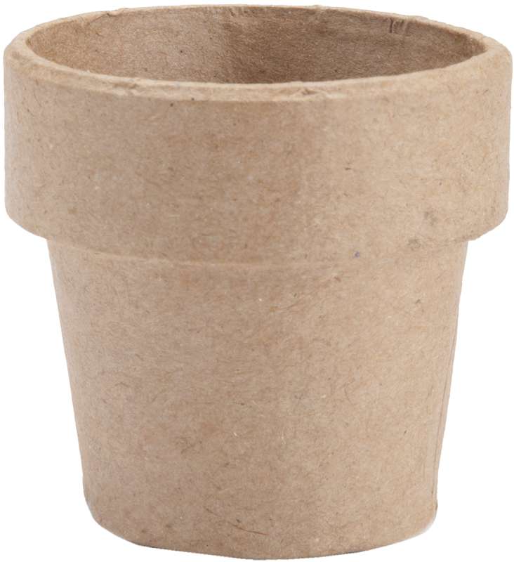Paper-Mache Clay Pot 4"X4"
