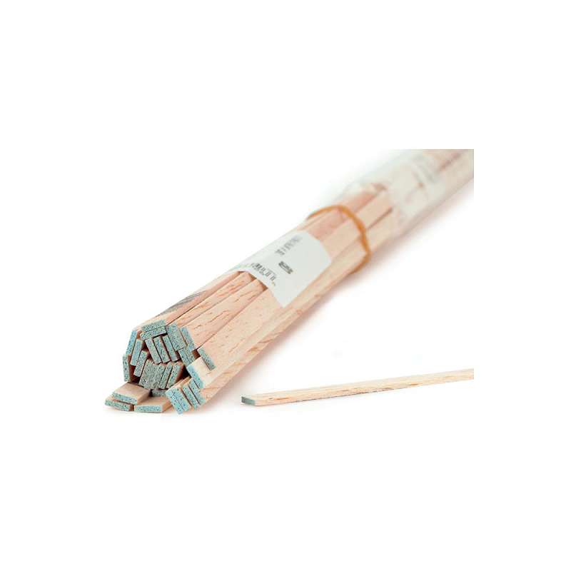 1/2" x 1/2" x 36" Balsa Strips (6)