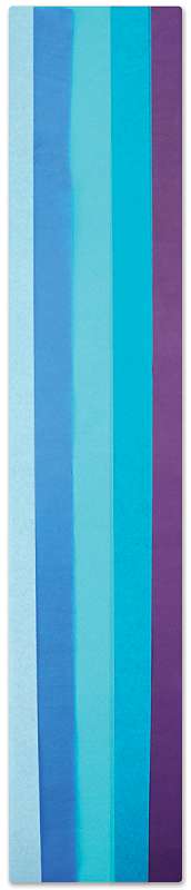 Tissue Wrap Combo Packs 20"X26" 10/Pkg Blue Mix