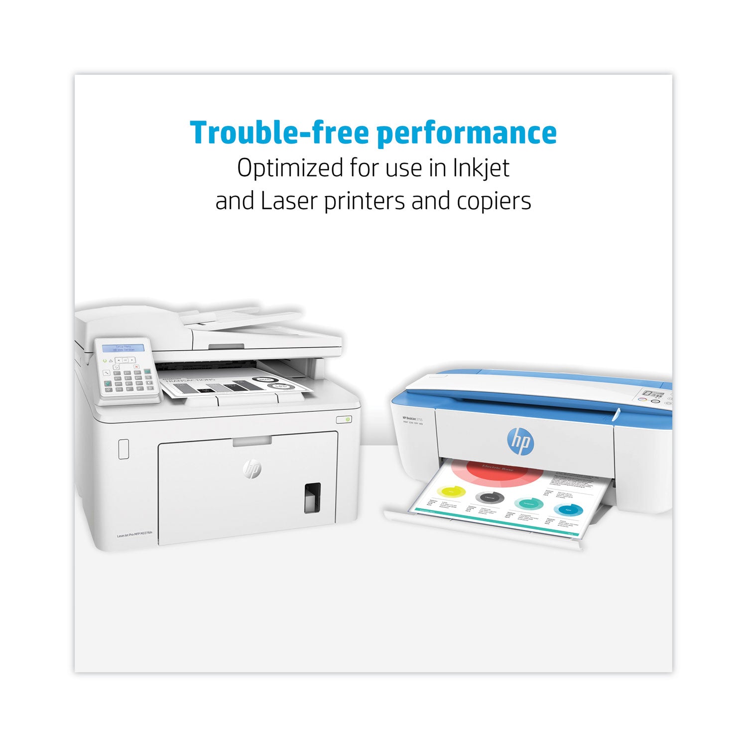 HP Office Ultra-White Paper, 92 Bright, 20lb, 11 x 17, 500/Ream