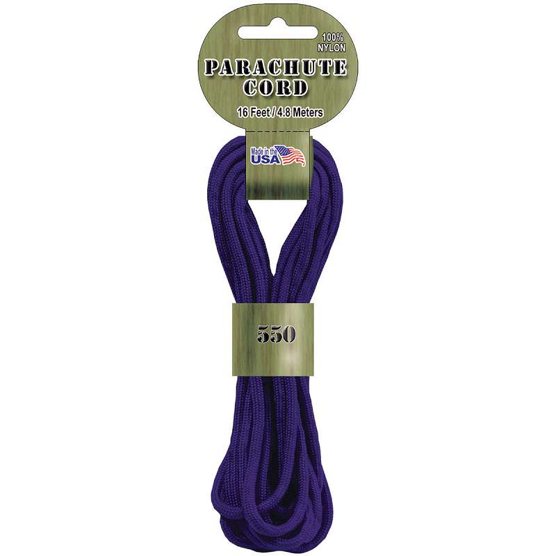 Parachute Cord 4mmx16' Purple