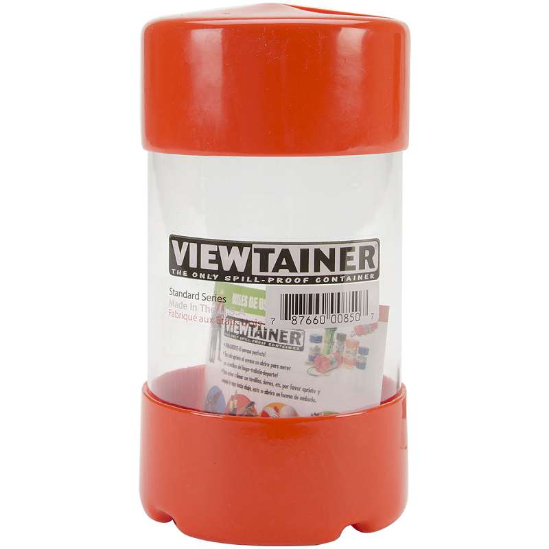 Viewtainer Slit Top Storage Container 2.75"X5" Orange