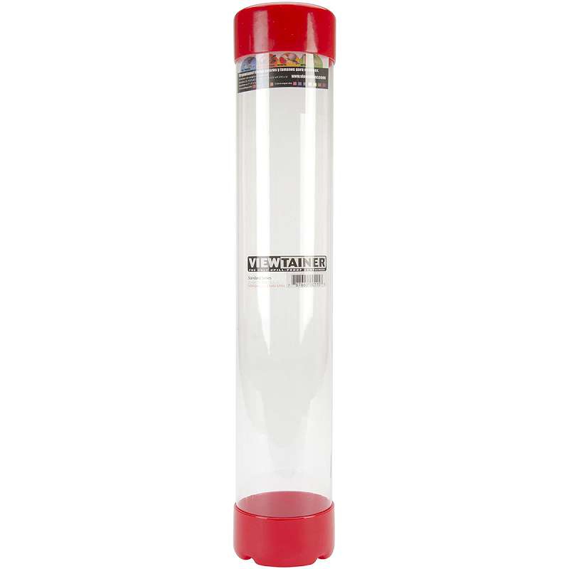 Viewtainer Slit Top Storage Container 2.75"X15" Red