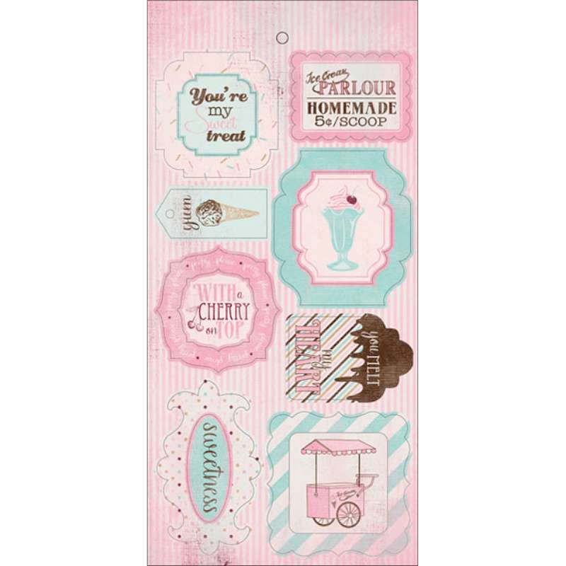Sweetness Components Cardstock Die-Cuts 6"X12"  