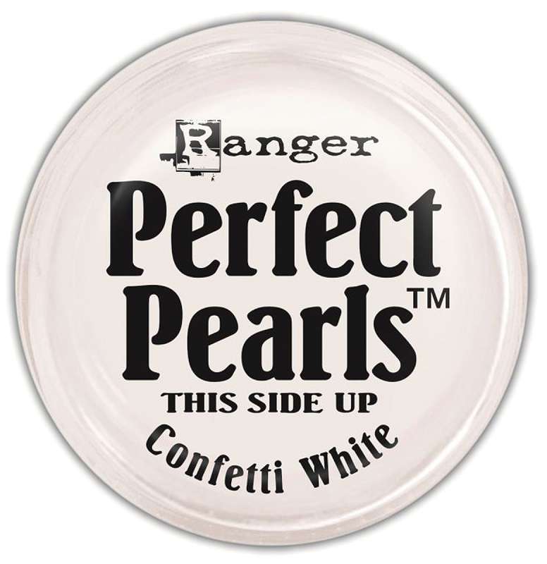Perfect Pearls Pigment Powder .25oz Confetti White
