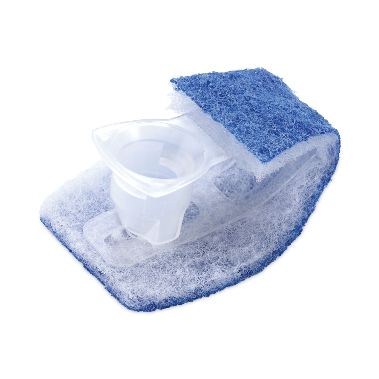 Scotch-Brite™ Disposable Toilet Scrubber Refill, Blue/White, 6/Pack