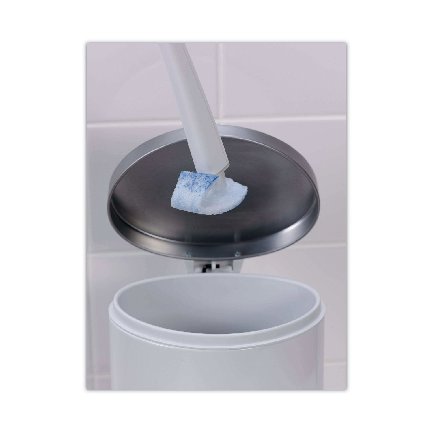 Scotch-Brite™ Disposable Toilet Scrubber Refill, Blue/White, 6/Pack