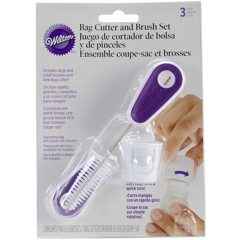 Bag Cutter & Brush Set 3pcs 