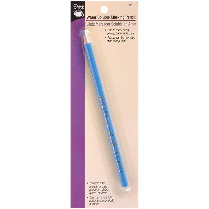 Water-Soluble Marking Pencil Light Blue