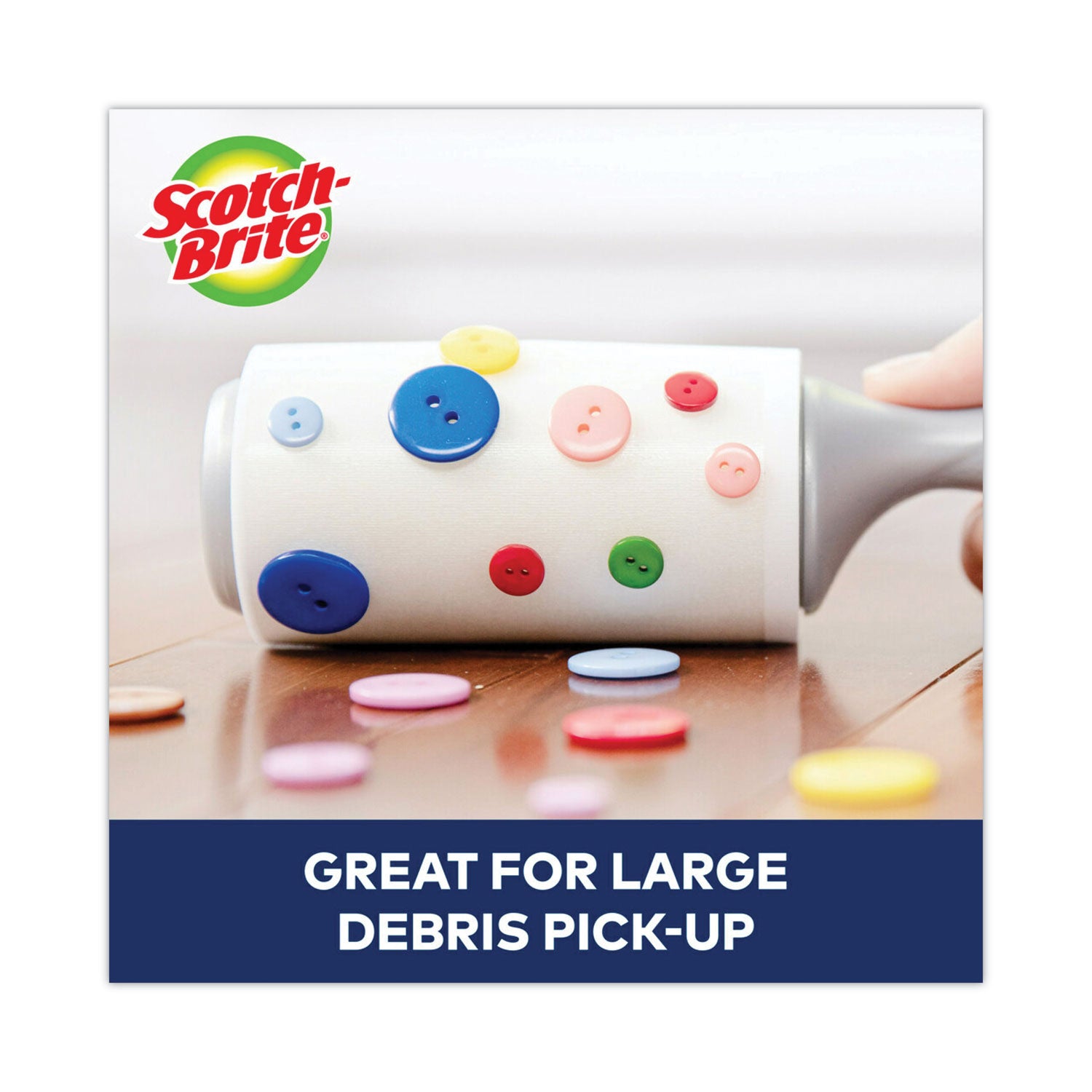 Scotch-Brite 50% Stickier Lint Roller 48 Sheets 4"X25.1'