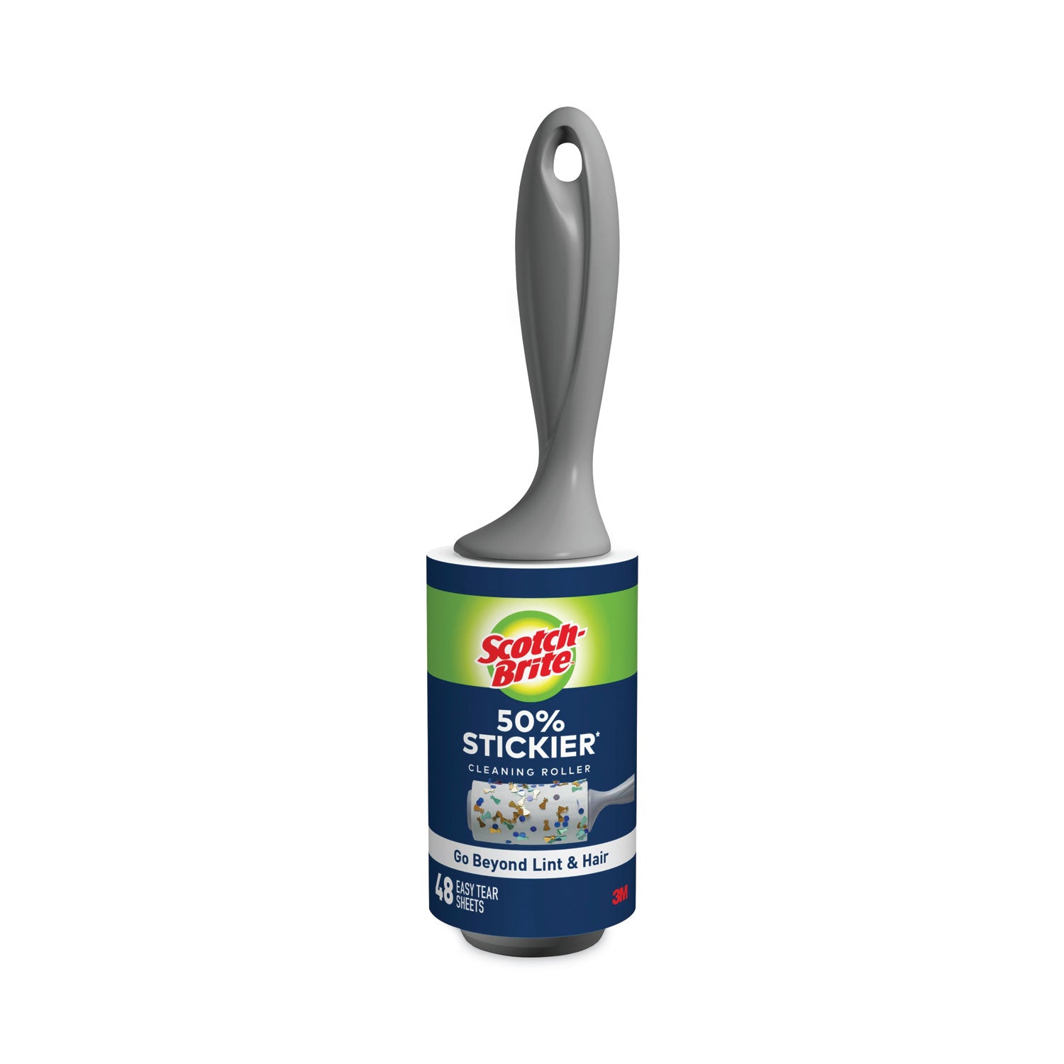 Scotch-Brite 50% Stickier Lint Roller 48 Sheets 4"X25.1'