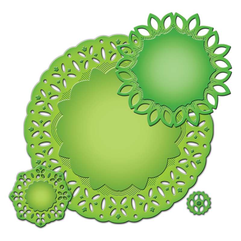 Spellbinders Nestabilities Decorative Elements Dies Delightful Circles