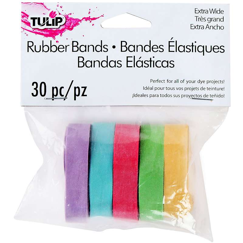 Tulip Wide Rubber Bands 30/Pkg 