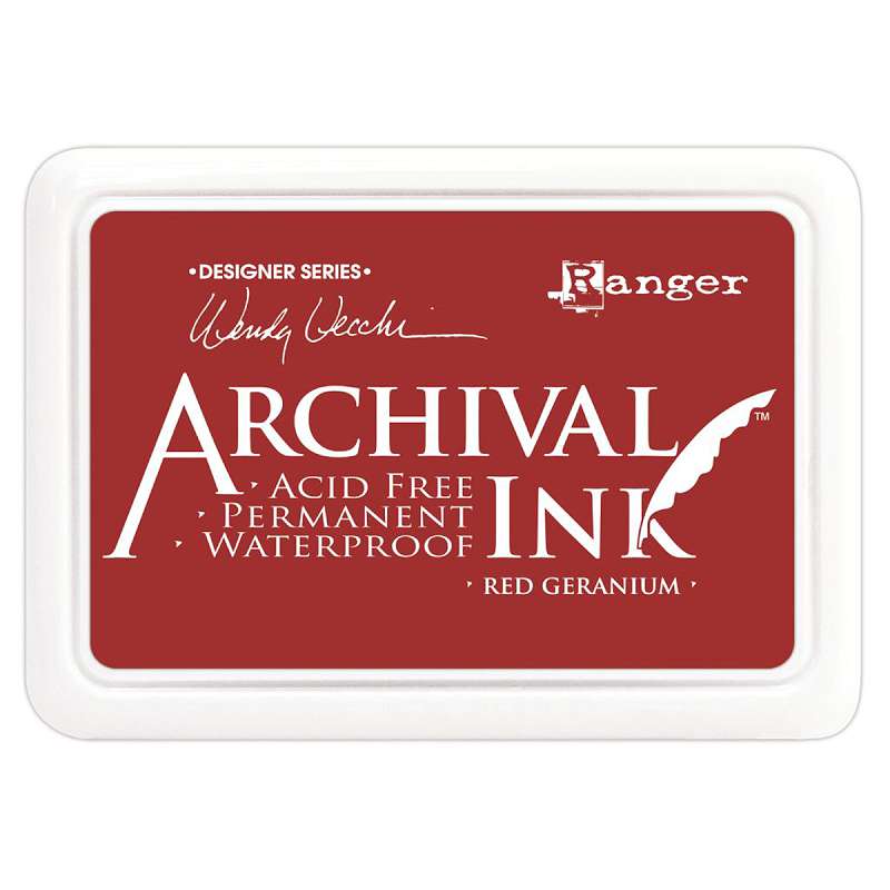 Wendy Vecchi Designer Series Archival Ink Pad Red Geranium
