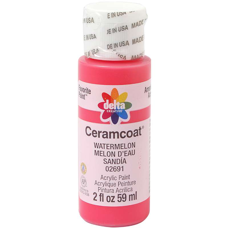 Ceramcoat Acrylic Paint 2oz Watermelon - Opaque