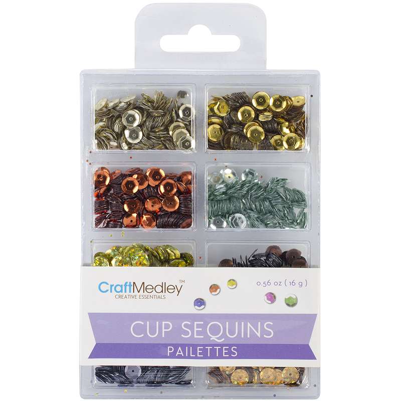 Cup Sequins 7mm .56oz Dazzling Metallics