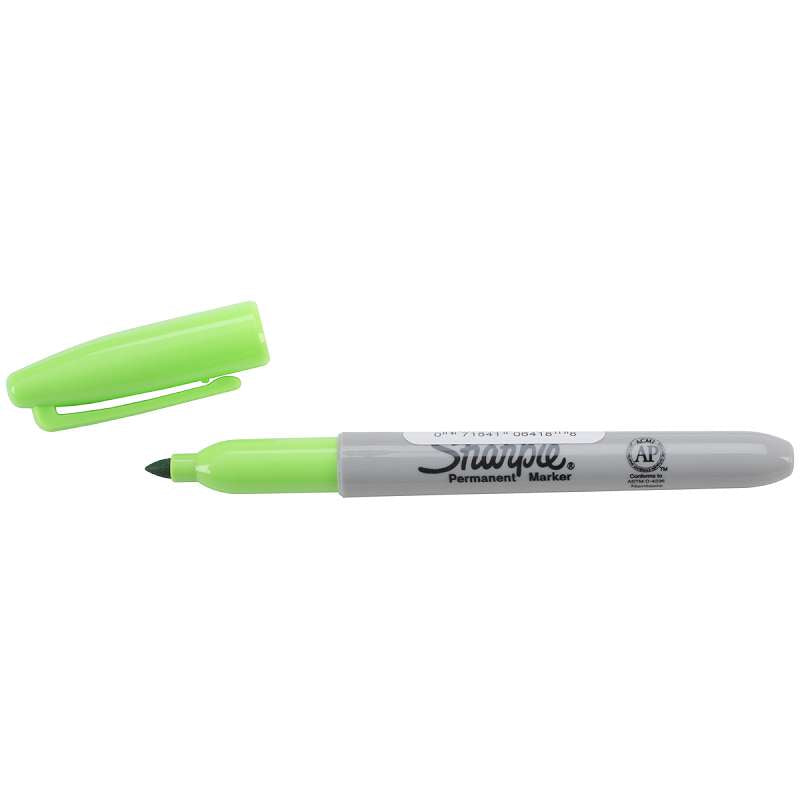 Sharpie Neon Fine Point Permanent Marker Open Stock Green