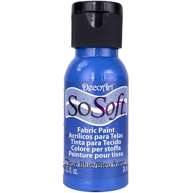 SoSoft Fabric Acrylic Paint 1oz True Blue