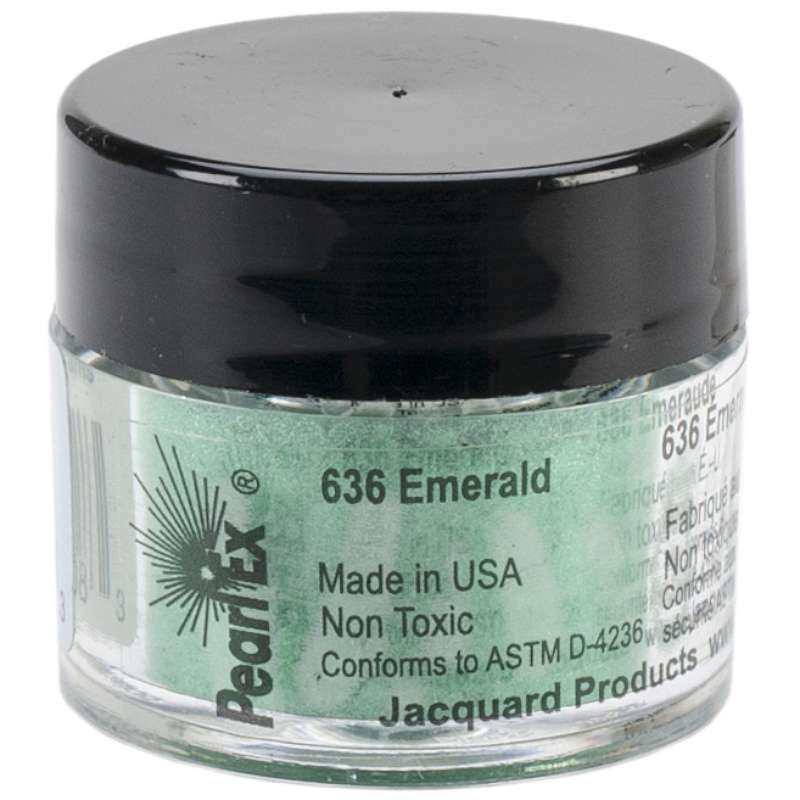 Jacquard Pearl Ex Powdered Pigment 3g Emerald 