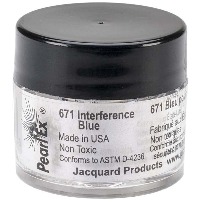 Jacquard Pearl Ex Powdered Pigment 3g Interference Blue