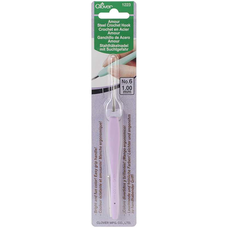Amour Steel Crochet Hook Size 6/1mm
