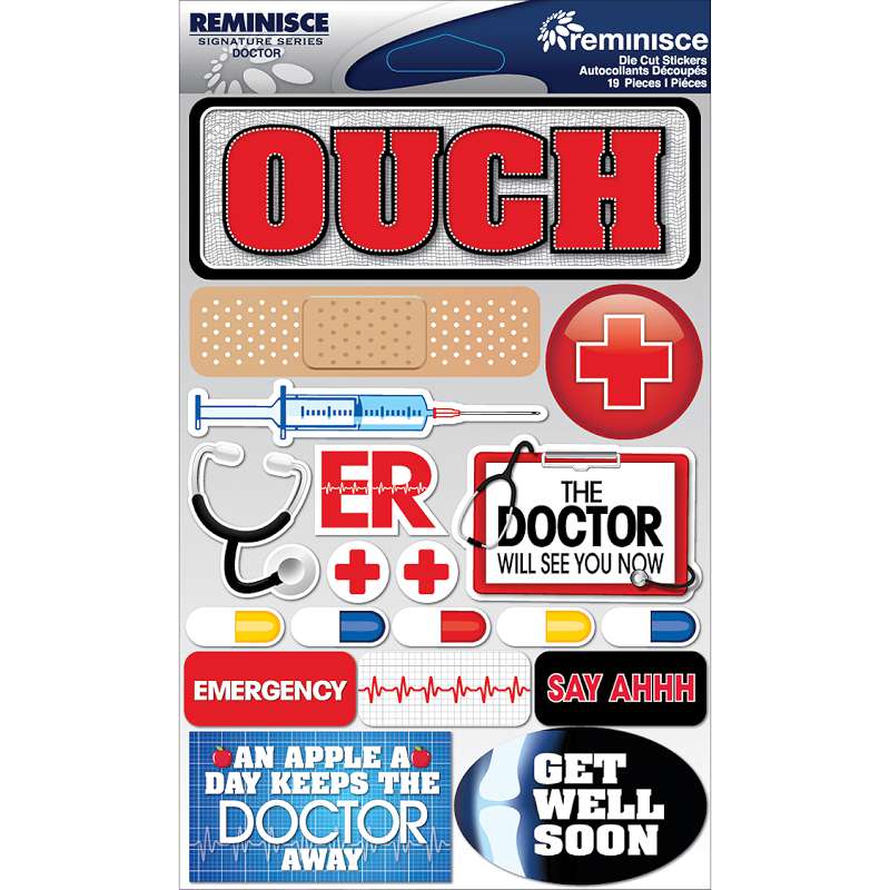 Signature Dimensional Stickers 4.5"X6" Sheet Doctor
