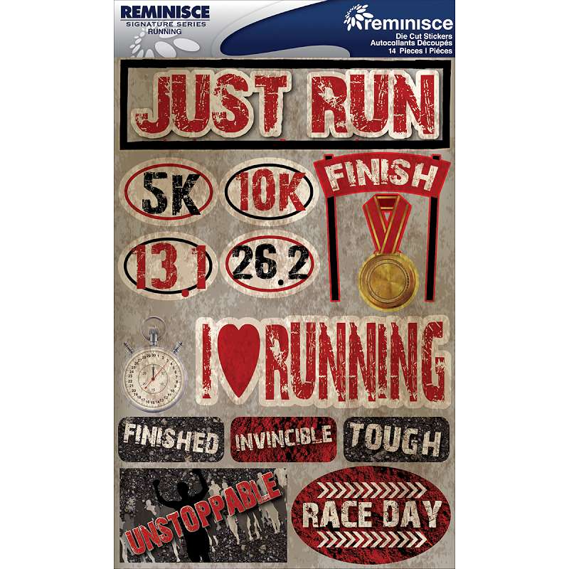 Signature Dimensional Stickers 4.5"X6" Sheet Running