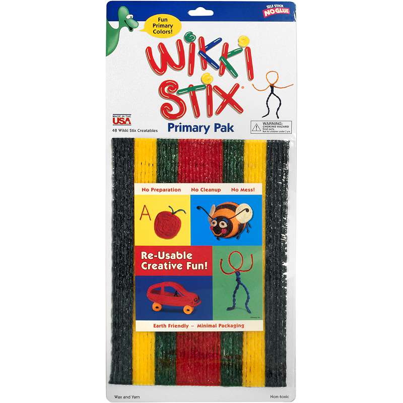 Wikki Stix 8" 48/Pkg Primary