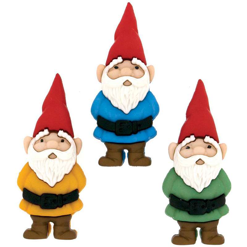 Dress It Up Embellishments-Garden Gnomes