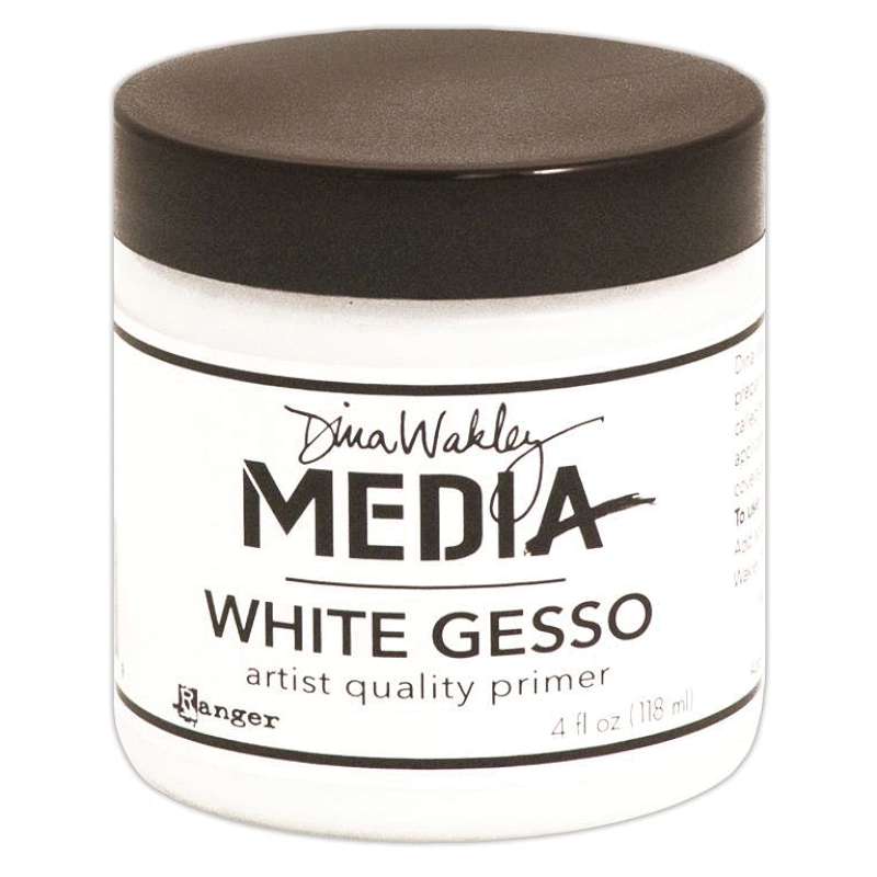 Dina Wakley Media Gesso 4oz Jar White