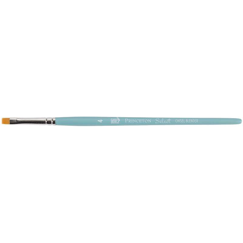 Select Synthetic Brush Chisel Blender Size 4