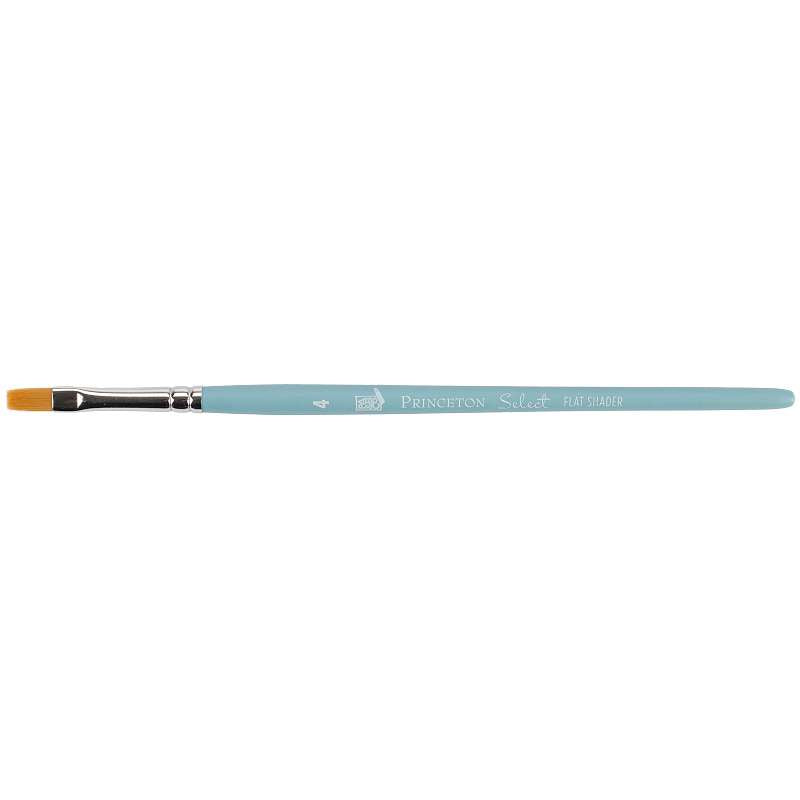 Select Synthetic Brush Flat Shader Size 4