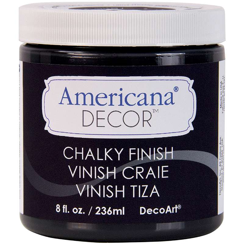 Americana Chalky Finish Paint 8oz Carbon