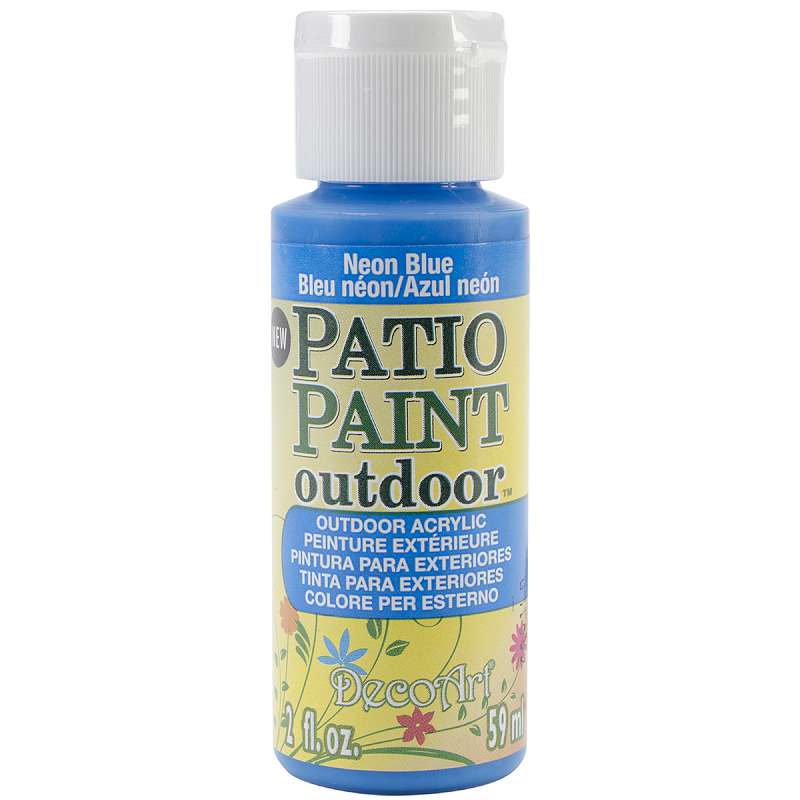 Patio Paint 2oz Neon Blue