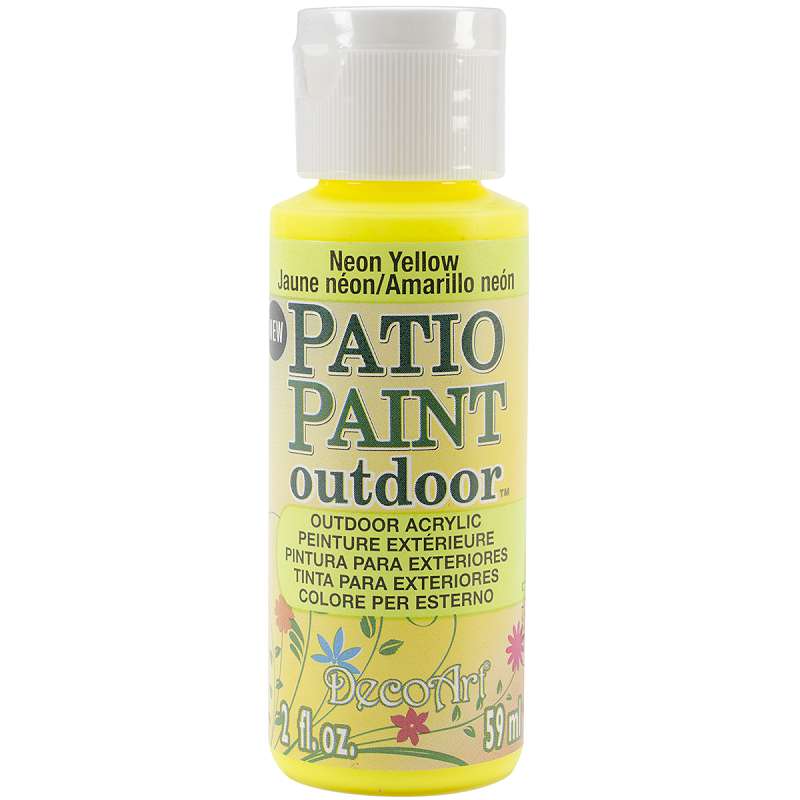 Patio Paint 2oz Neon Yellow